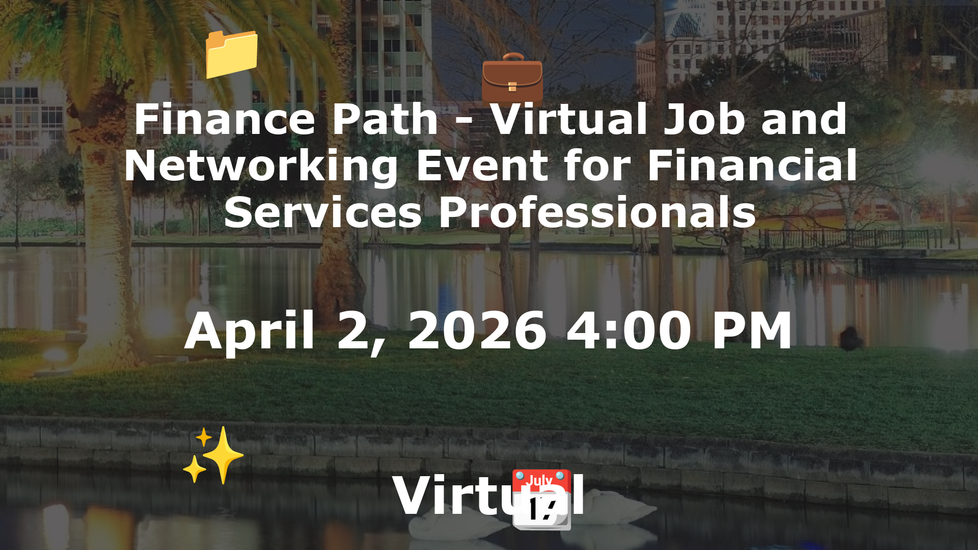 Finance Path - Virtual Job and Networking Event for Financial Services Professionals event image